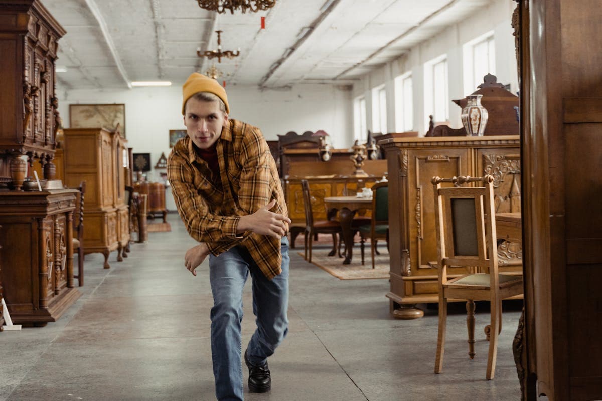 Oversized pallets of liquidation furniture including sofas and bedroom sets